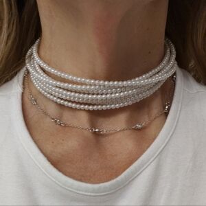 7-layer 16" Pearl Choker